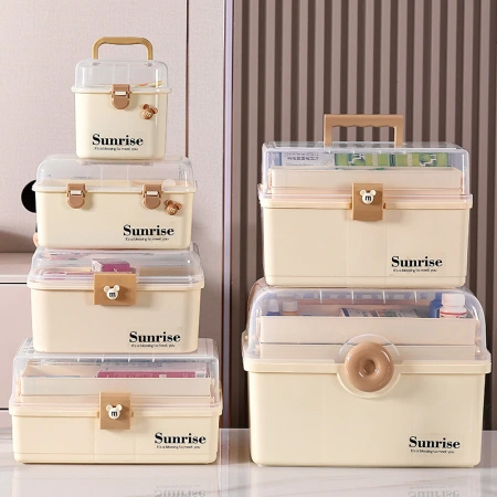 Household medicine box, large-capacity multi-layer medical box, medicine storage box, first aid kit, children's small medicine box, transparent medical box Household medicine box, large-capacity multi-layer medical box, medicine storage box, first aid kit, children's small medicine box, transparent medical box